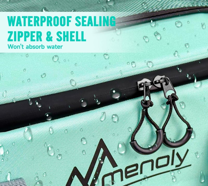 MENOLY Paddle Board Accessories Cooler, 25L Sup Kayak Deck Cooler Bag Fit 30 Cans with Waterproof Phone Pouch, Adjustable Strap, Bottle Opener for Paddleboarding, Kayaking, Camping - Image 4